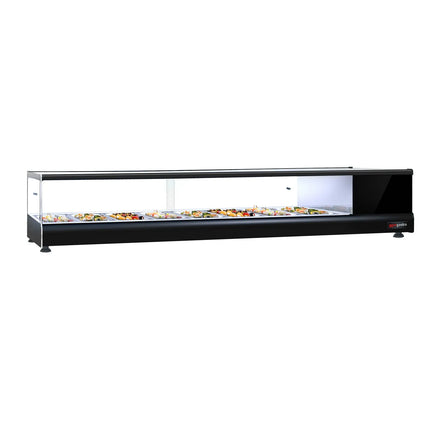 GGM Gastro Tapas Display Fridge PREMIUM - 1727x247/405mm - 8x GN 1/3
