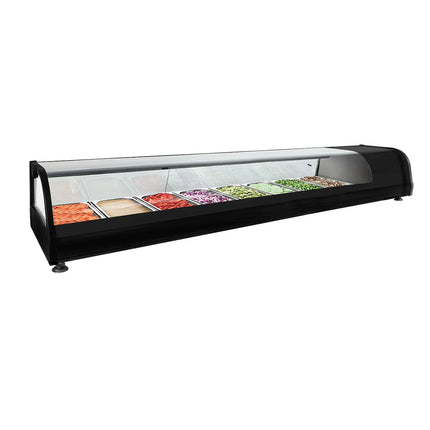 GGM Gastro Tapas Display Fridge PREMIUM - 1750x250mm - 8x GN 1/3