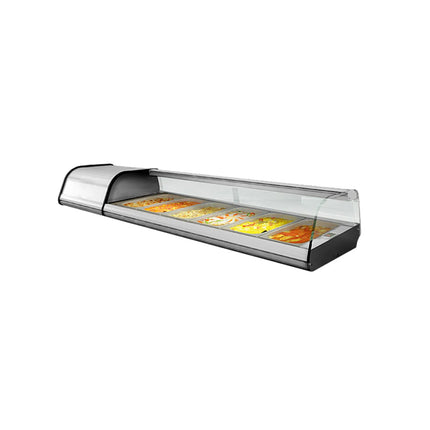 GGM Gastro Tapas Display Fridge PREMIUM PLUS - 1268x230/410mm - 4x GN 1/3