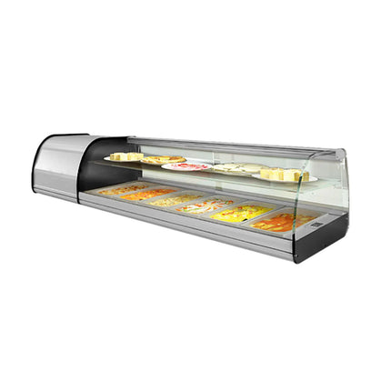 GGM Gastro Tapas Display Fridge PREMIUM PLUS - 1620x330/412mm - 6x GN 1/3