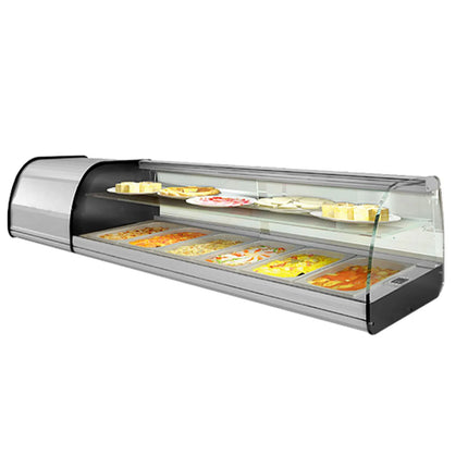 GGM Gastro Tapas Display Fridge PREMIUM PLUS - 1972x412x330mm - 8x GN 1/3