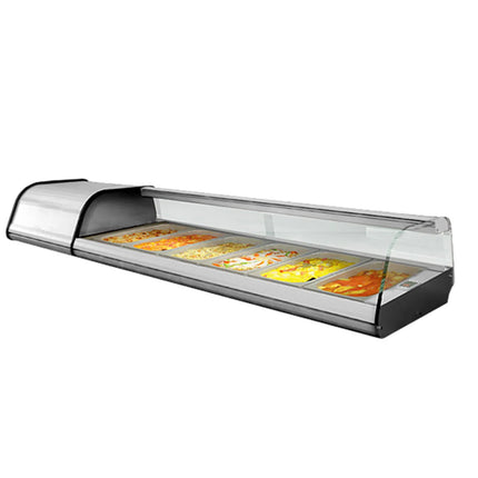 GGM Gastro Tapas Display Fridge PREMIUM PLUS - with LED Lighting - 1972x410mm - 8x GN 1/3