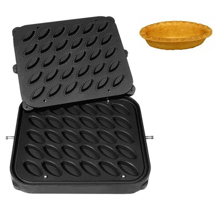 GGM Gastro Tartlet Mould Plates for Tartlet machine TMPIC - Oval - 67x34mm - for 30 tartlets