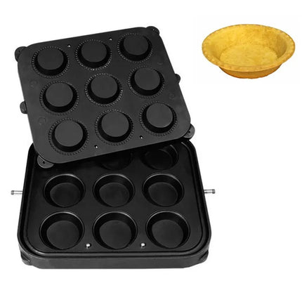 GGM Gastro Tartlet Mould Plates for Tartlet machine TMPIC - Round - Ø 90mm - for 9 tartlets
