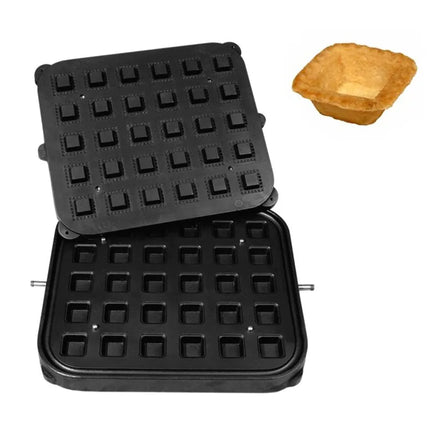 GGM Gastro Tartlet Mould Plates for Tartlet machine TMPIC - Square - 41x41mm - for 30 tartlets