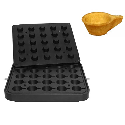 GGM Gastro Tartlet Mould Plates TMPIC - Polycarbonate Cup - 62x45mm - for 25 tartlets