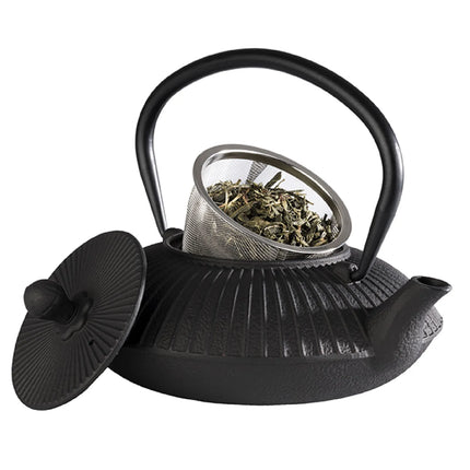 GGM Gastro Teapot - ASIA - 0.8L - Cast Iron - incl. tea strainer - Black