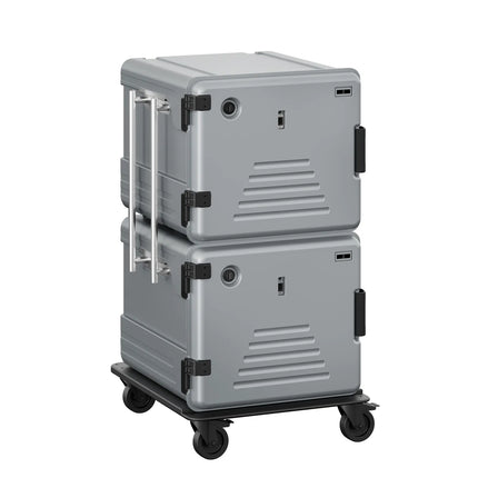 GGM Gastro Thermobox - Front loading - GN 2/1 - 2x 180L - 770x885x1380mm - heated - for 24x GN 2/1