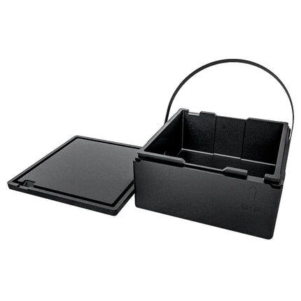 GGM Gastro Thermobox - Pizza transport box - Top loading - 22.4L - 410x425x235mm - for 4 pizzas Ø35cm