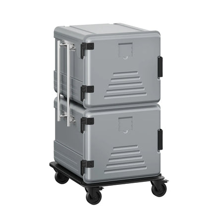 GGM Gastro Thermobox Plus - Front loading - GN 2/1 - 2x 180L - 770x885x1380mm - for 24x GN 2/1