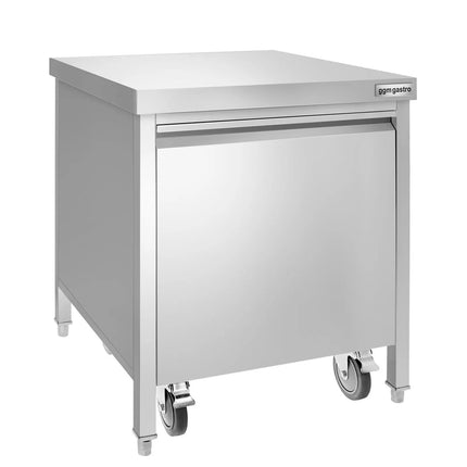 GGM Gastro Thùng Rác Miệng Hở - 50L - 870(C)x700(R)x700(S)mm - Đóng Êm - Thùng Trong Tháo Rời & Ngăn Kéo Ra - Thép Không Gỉ