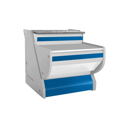 GGM Gastro Till Counter KRM Series - 800mm - Front panel Blue