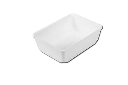 GGM Gastro Tô Trưng Bày - Nhựa - 265x200x80mm - Trắng - Chữ Nhật