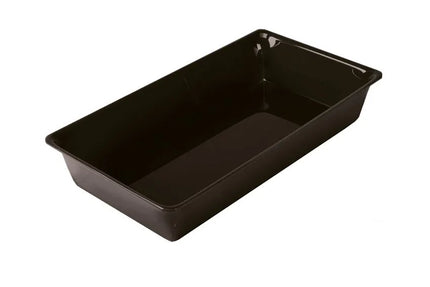 GGM Gastro Tô Trưng Bày - Nhựa - 487x265x80mm - Đen - Chữ Nhật
