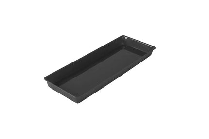 GGM Gastro Tô Trưng Bày - Nhựa - 530x200x40mm - Đen - Chữ Nhật