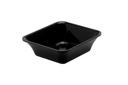 GGM Gastro Tô Trưng Bày - Nhựa - GN 1/6 - 176x162x50mm - Đen - Chữ Nhật