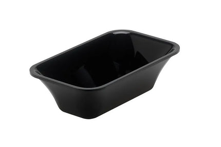 GGM Gastro Tô Trưng Bày - Nhựa - GN 1/9 - 176x108x50mm - Đen - Chữ Nhật