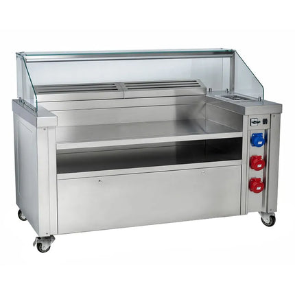 GGM Gastro Trạm Nấu Di Động - 1600x850mm - Cao 1170mm