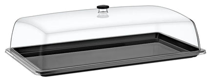 GGM Gastro Tray with Dome Cover - GN 1/1 - Polycarbonate - 500x325mm - Height: 170mm - incl. GN 1/1 tray