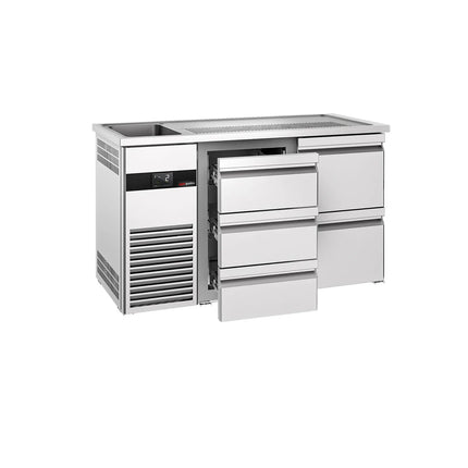 GGM Gastro Tủ Bia Trực Tiếp / Kegerator PREMIUM - 1550x700mm - 5 Ngăn Kéo