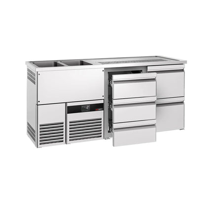 GGM Gastro Tủ Bia Trực Tiếp / Kegerator PREMIUM - 1950x700mm - 5 Ngăn Kéo
