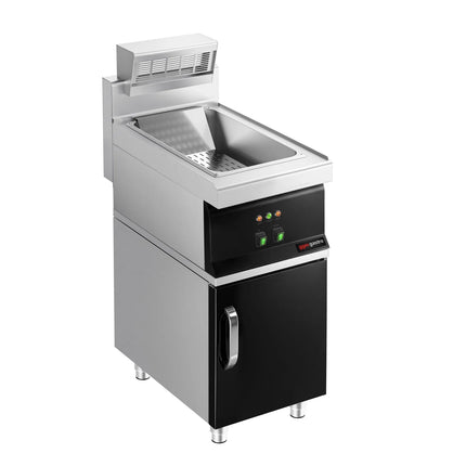 GGM Gastro Tủ Giữ Nóng Khoai Chiên Điện - 1.17kW - 1x GN 1/1 - Có Tủ Bệ - 1 Cánh