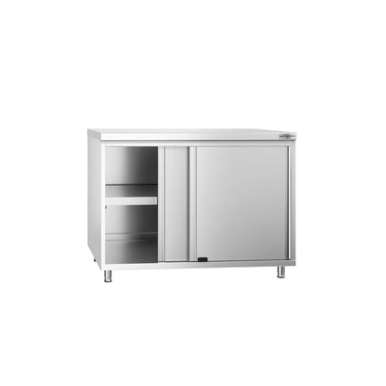 GGM Gastro Tủ Sàn Thép Không Gỉ PREMIUM - 1000x800mm - Cửa Lùa