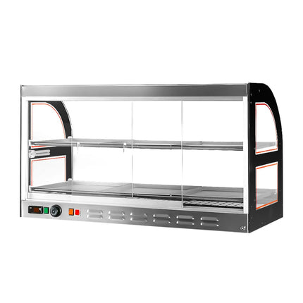 GGM Gastro Tủ Trưng Bày Giữ Nóng Gà Quay - 1098mm - 1.8kW - 2 Tầng