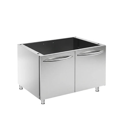 GGM Gastro Under Cabinet - 800x700x550mm - Stainless Steel AISI 430 - 2 doors - for KGAT873 & KGUT873