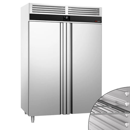GGM Gastro Upright Freezer PREMIUM - GN 1/1 - 1400L - with 2 doors