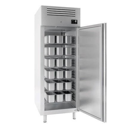 GGM Gastro Upright Freezer Stainless steel PREMIUM PLUS - EN 600x400mm - 900L - with 1 door