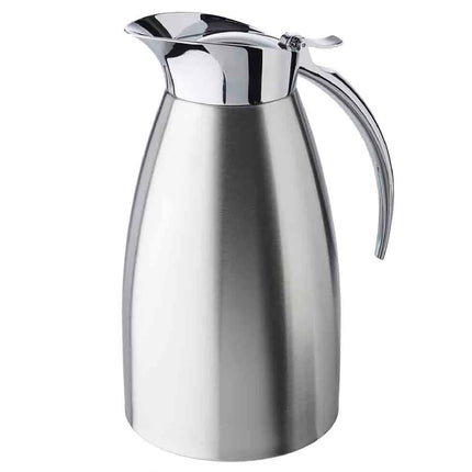 GGM Gastro Vacuum Jug - PREMIUM - Stainless Steel - 1.5L - One-Hand Operation