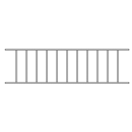 GGM Gastro Vertical partition grid - Stainless steel - 480x10x132mm - for FEI series