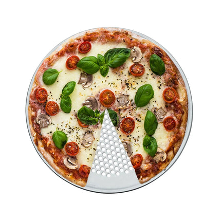 GGM Gastro Vỉ Lưới Pizza - Nhôm - Ø253mm - Đục Lỗ