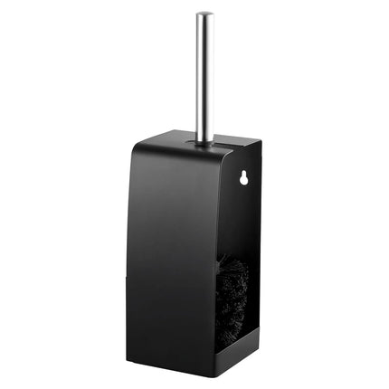 GGM Gastro Wall Mounted Toilet Brush & Holder – Stainless Steel - Black