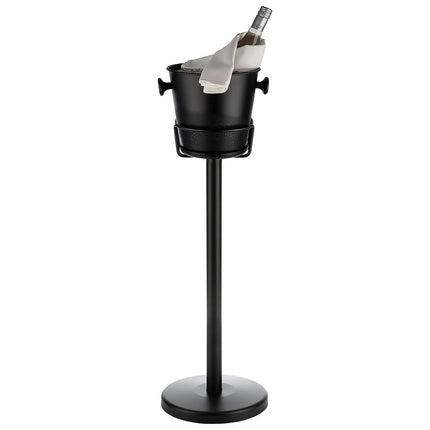 GGM Gastro Wine Bucket Stand - Metal, Zinc Die-Cast - Height:715mm - Black