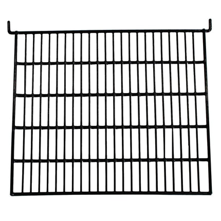 GGM Gastro Wire shelf - Plastic-coated - 400x600mm - Thickness: 10mm - Black - for Panoramic display cabinet PVNR72S
