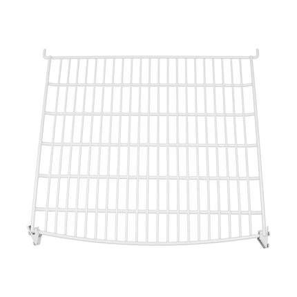 GGM Gastro Wire shelf - Plastic-coated - 430x390mm - Thickness: 10mm - White - incl. Mounting brackets - for Panoramic display cabinet PVNR235N