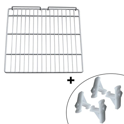 GGM Gastro Wire shelf - Plastic-coated - 450x420mm - incl. 4 mounting brackets - for TKSS400N