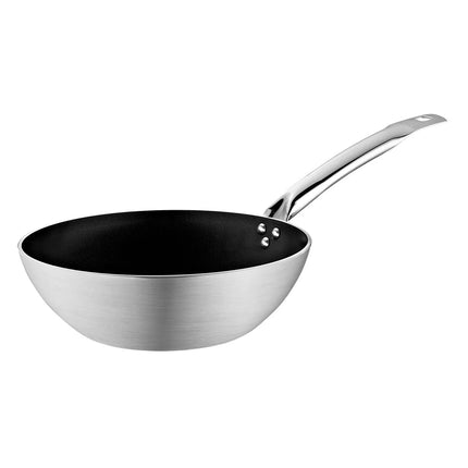 GGM Gastro Wok - Aluminium - Ø 280mm - Height: 90mm - Non-stick - suitable for gas, electric, ceramic