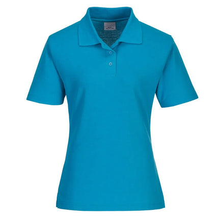 GGM Gastro Women’s Cotton Polo Shirt - Light Blue - Size: S