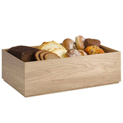 GGM Gastro Wooden Box - VALO - Oak - Brown - Height: 165mm - suitable for GN 1/1