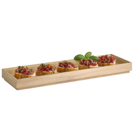GGM Gastro Wooden Box | VALO - Oak - Brown - Height: 45mm - suitable for GN 2/4