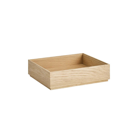 GGM Gastro Wooden Box | VALO - Oak - Brown - Height: 85mm - suitable for GN 1/2