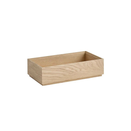 GGM Gastro Wooden Box | VALO - Oak - Brown - Height: 85mm - suitable for GN 1/3