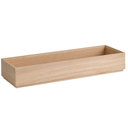 GGM Gastro Wooden Box - VALO - Oak - Brown - Height: 85mm - suitable for GN 2/4
