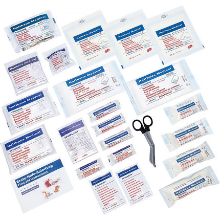 GGM Gastro Workplace First Aid Kit – DIN 13169 - Wall-mountable - ABS case - Orange - 400×150×300 mm