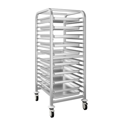 GGM Gastro Xe Đẩy Khay Bánh Ngọt - Thép Không Gỉ - 15 Tầng - Cho 15 Khay 600x400mm
