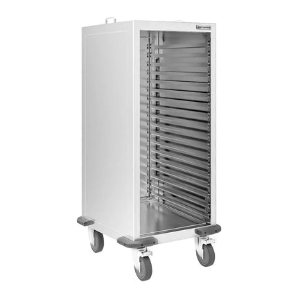 GGM Gastro Xe Đẩy Khay GN Inox - 10 Tầng - Cho 10 Khay GN 2/1 - Bánh Xe Phanh Êm