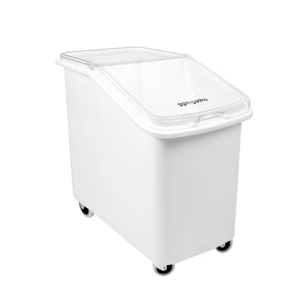 GGM Gastro Xe Đẩy Thùng Đựng Nguyên Liệu - 102L - Polypropylene - Kèm Nắp - Bánh Xe Êm